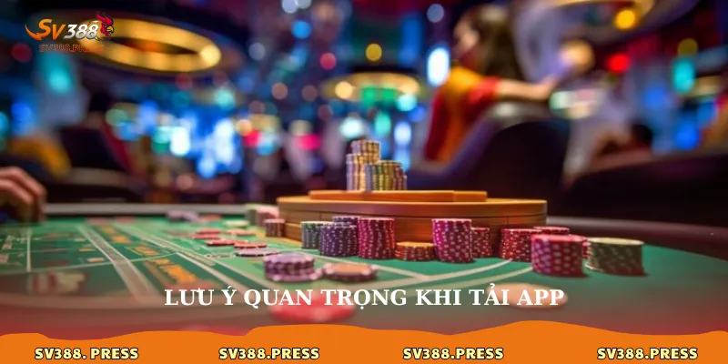 Tải App sv388 3 Lưu ý quan trọng khi tải app